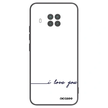 Picasee crna silikonska maskica za Xiaomi Mi 10T Lite - I love you