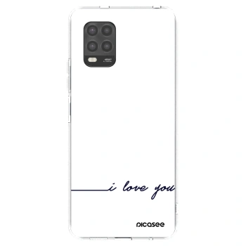 Picasee silikonska prozirna maskica za Xiaomi Mi 10 Lite - I love you