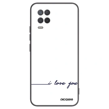 Picasee crna silikonska maskica za Realme 8 5G - I love you
