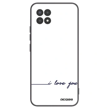 Picasee crna silikonska maskica za Realme 8i - I love you