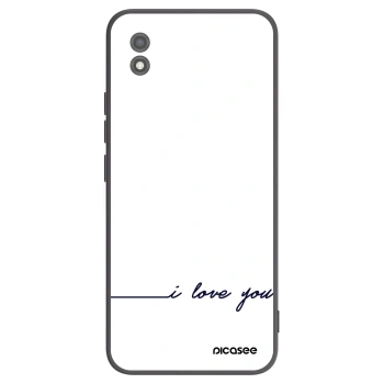 Picasee crna silikonska maskica za Realme C11 (2021) - I love you