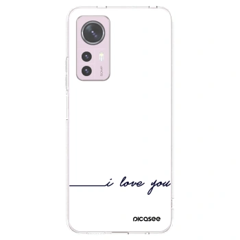 Picasee silikonska prozirna maskica za Xiaomi 12 - I love you