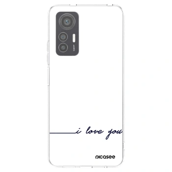 Picasee silikonska prozirna maskica za Xiaomi 12 Lite - I love you
