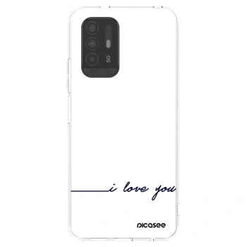 Picasee silikonska prozirna maskica za OPPO A94 5G - I love you