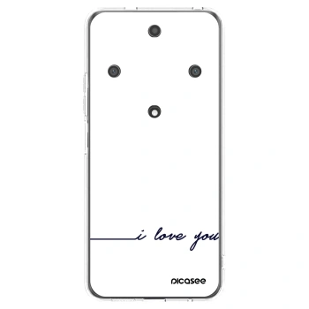 Picasee silikonska prozirna maskica za Honor Magic5 Lite 5G - I love you