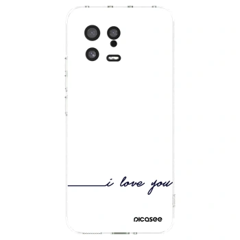 Picasee silikonska prozirna maskica za Xiaomi 13 - I love you