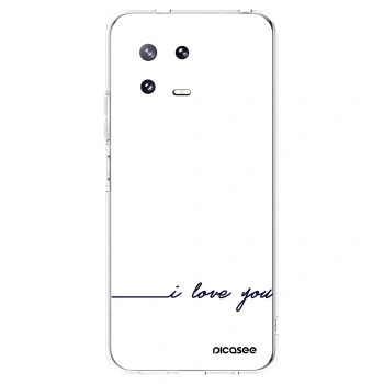 Picasee silikonska prozirna maskica za Xiaomi 13 Pro - I love you