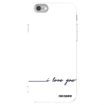 Picasee silikonska prozirna maskica za Apple iPhone 6/6S - I love you