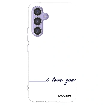 Picasee silikonska prozirna maskica za Samsung Galaxy A54 5G A546B - I love you