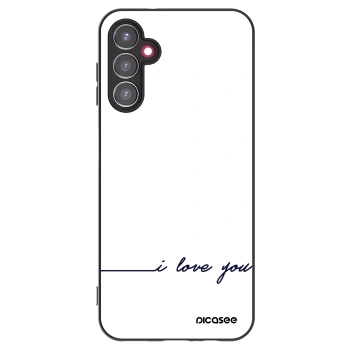 Picasee crna silikonska maskica za Samsung Galaxy A14 5G A146P - I love you