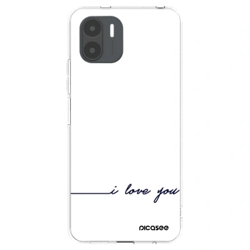 Picasee silikonska prozirna maskica za Xiaomi Redmi A2 - I love you
