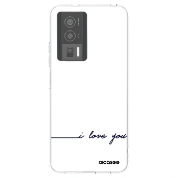 Picasee silikonska prozirna maskica za Xiaomi Poco F5 Pro 5G - I love you