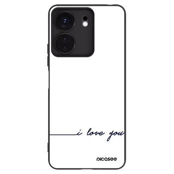 Picasee crna silikonska maskica za Xiaomi Redmi 13C 4G - I love you