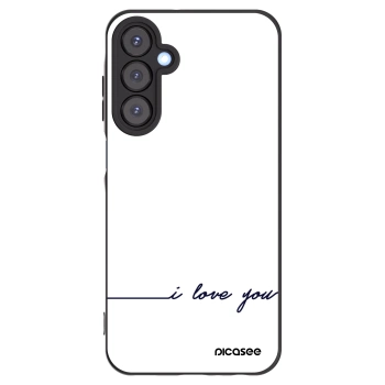 Picasee crna silikonska maskica za Samsung Galaxy A25 A256B 5G - I love you
