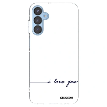 Picasee silikonska prozirna maskica za Samsung Galaxy A15 A156B 5G - I love you