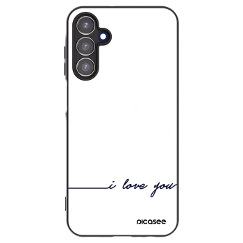 Picasee crna silikonska maskica za Samsung Galaxy A15 A155F 4G - I love you