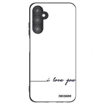 Picasee crna silikonska maskica za Samsung Galaxy A05s A057G - I love you
