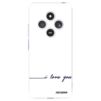Picasee silikonska prozirna maskica za Xiaomi Redmi 14C - I love you