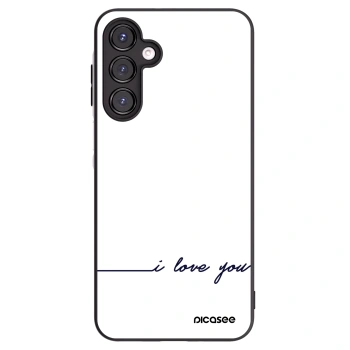 Picasee crna silikonska maskica za Samsung Galaxy A16 5G - I love you