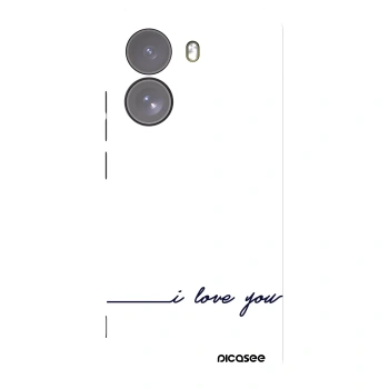 Picasee crna silikonska maskica za Xiaomi Poco X7 - I love you