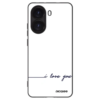 Picasee crna silikonska maskica za Xiaomi Poco X7 Pro 5G - I love you