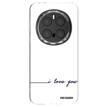 Picasee silikonska prozirna maskica za Honor Magic7 Pro 5G - I love you