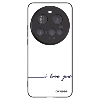 Picasee crna silikonska maskica za Xiaomi 15 Ultra - I love you
