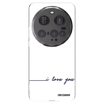 Picasee silikonska prozirna maskica za Xiaomi 15 Ultra - I love you