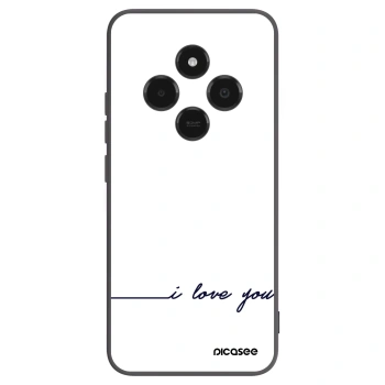 Picasee crna silikonska maskica za Xiaomi Poco C75 - I love you