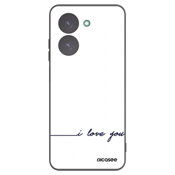 Picasee crna silikonska maskica za Xiaomi Redmi A5 - I love you
