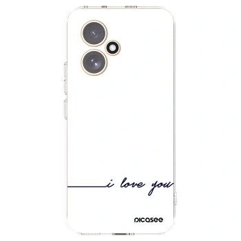 Picasee silikonska prozirna maskica za Honor 400 5G - I love you