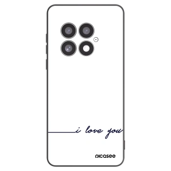 Picasee crna silikonska maskica za OnePlus 13 5G - I love you