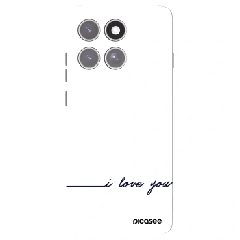 Picasee crna silikonska maskica za Motorola Edge 60 Pro - I love you