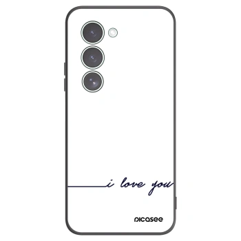 Picasee crna silikonska maskica za Xiaomi Redmi 15 5G - I love you