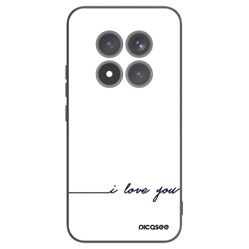Picasee crna silikonska maskica za Xiaomi Redmi Note 15 Pro+ - I love you