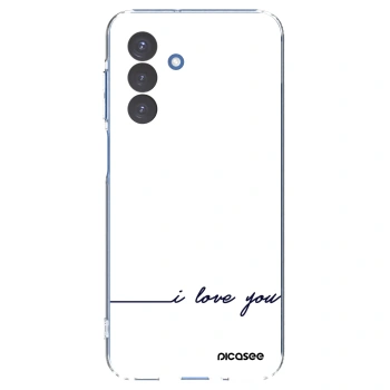 Picasee silikonska prozirna maskica za Samsung Galaxy A17 5G - I love you