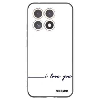 Picasee crna silikonska maskica za Xiaomi 15T - I love you