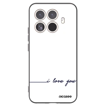 Picasee crna silikonska maskica za Xiaomi 15T Pro - I love you