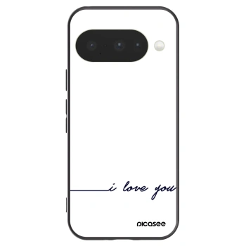 Picasee crna silikonska maskica za Google Pixel 10 - I love you