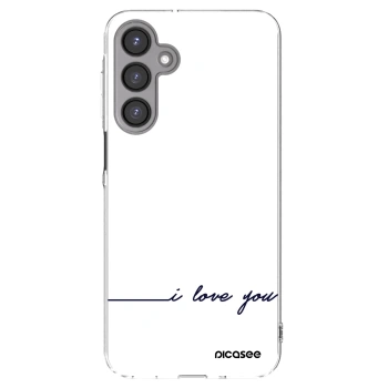 Picasee silikonska prozirna maskica za Samsung Galaxy A16 4G - I love you