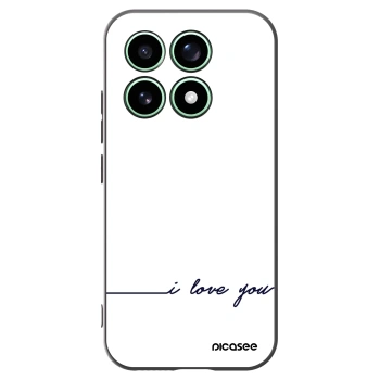 Picasee crna silikonska maskica za Xiaomi 17 - I love you