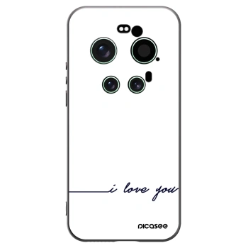 Picasee crna silikonska maskica za Xiaomi 17 Ultra - I love you