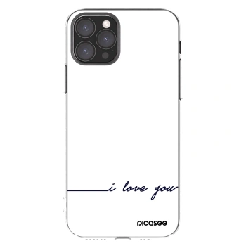 Picasee silikonska prozirna maskica za Apple iPhone 11 Pro - I love you