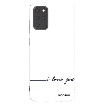 Picasee silikonska prozirna maskica za Samsung Galaxy S20+ G985F - I love you