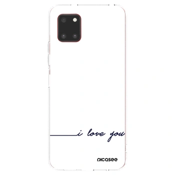 Picasee silikonska prozirna maskica za Samsung Galaxy Note 10 Lite N770F - I love you