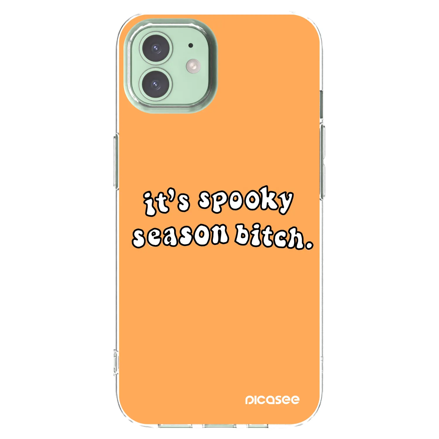 Picasee silikonska prozirna maskica za Apple iPhone 12 - Spooky season