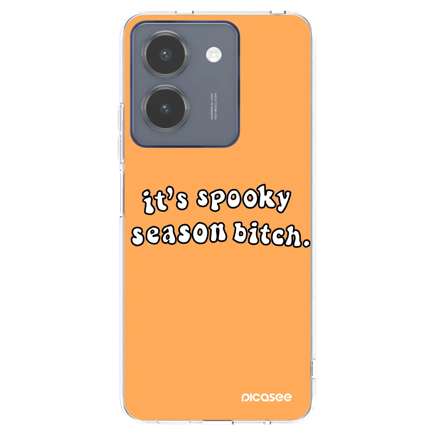 Picasee silikonska prozirna maskica za Vivo Y36 4G - Spooky season