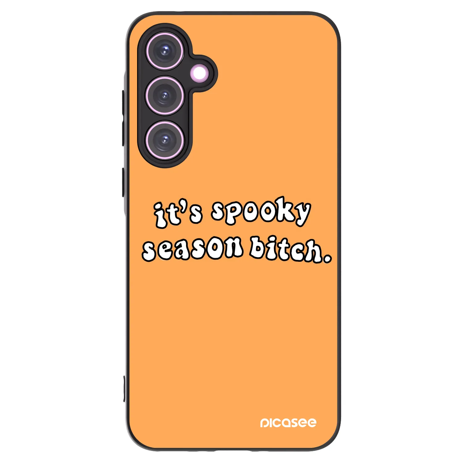 Picasee crna silikonska maskica za Samsung Galaxy A35 5G A356B - Spooky season