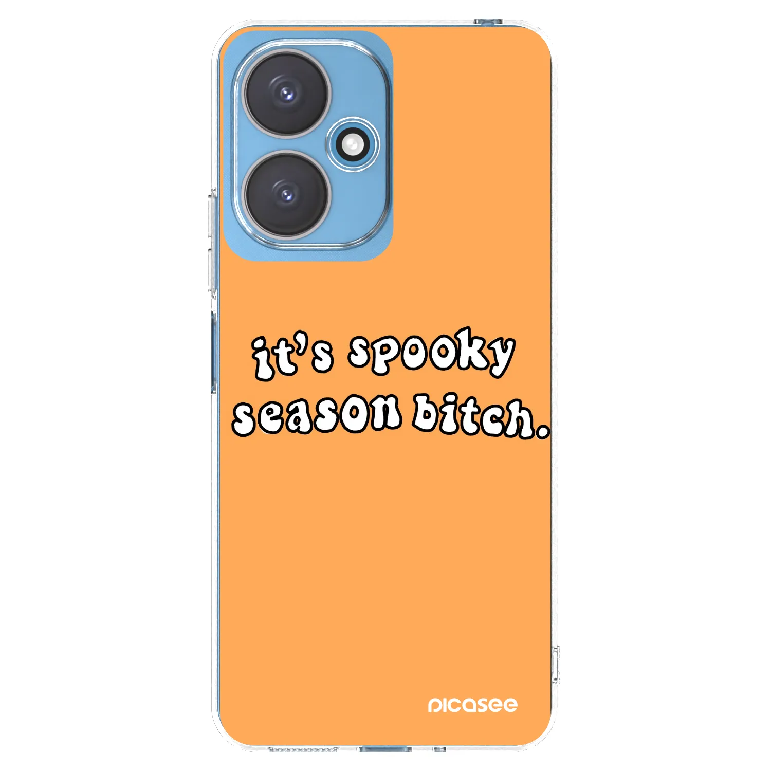 Picasee silikonska prozirna maskica za Xiaomi Redmi 13C 5G - Spooky season