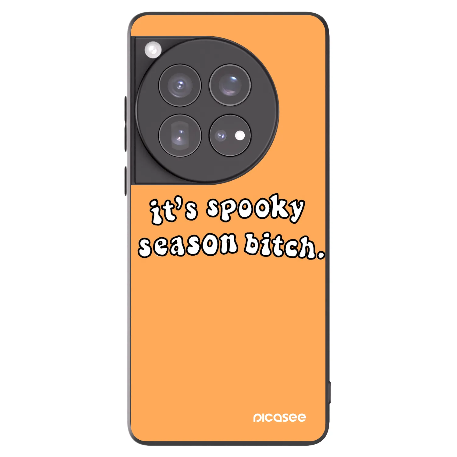 Picasee crna silikonska maskica za OnePlus 12 5G - Spooky season